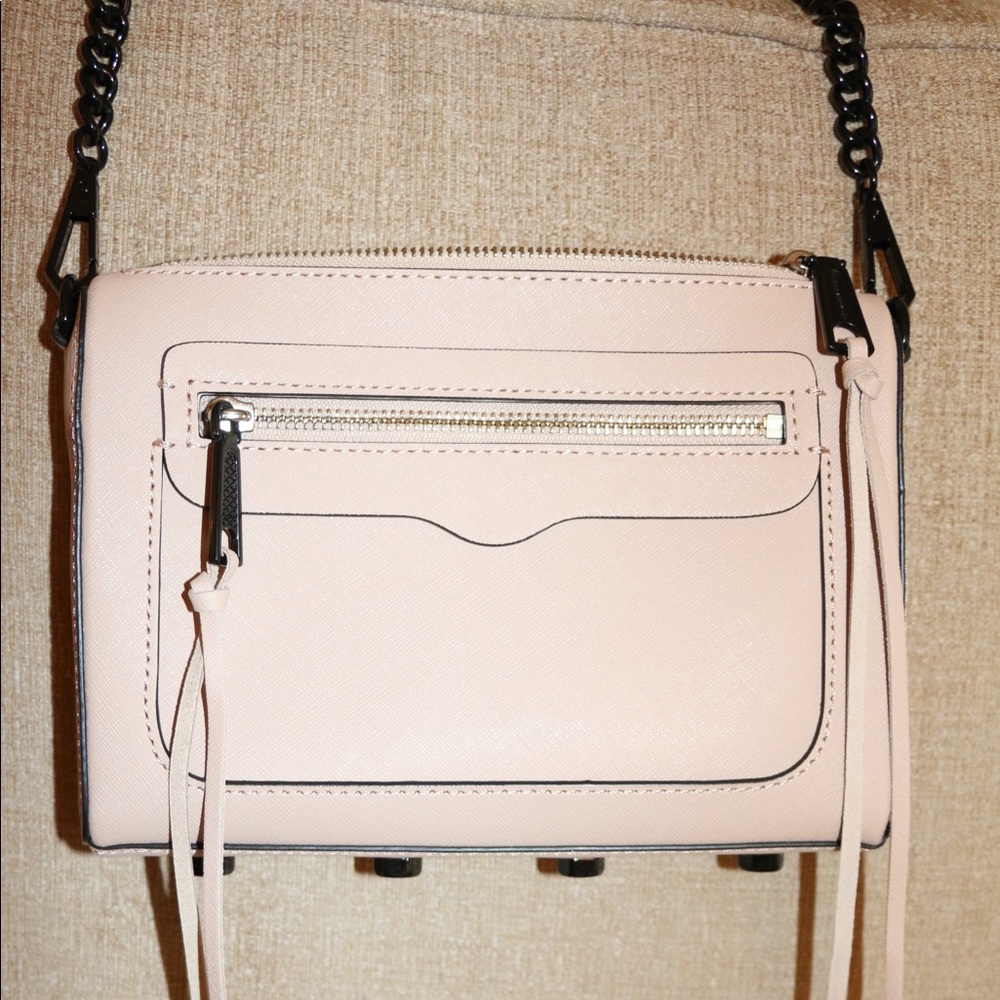 Rebecca Minkoff bag - NEW - pink and gunmetal